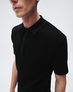 Harvey Cotton Knit Polo image number 5