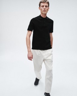 Harvey Cotton Knit Polo image number 6