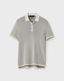 Harvey Cotton Knit Polo image number 2