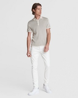 Harvey Cotton Knit Polo image number 3