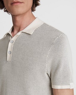 Harvey Cotton Knit Polo image number 6