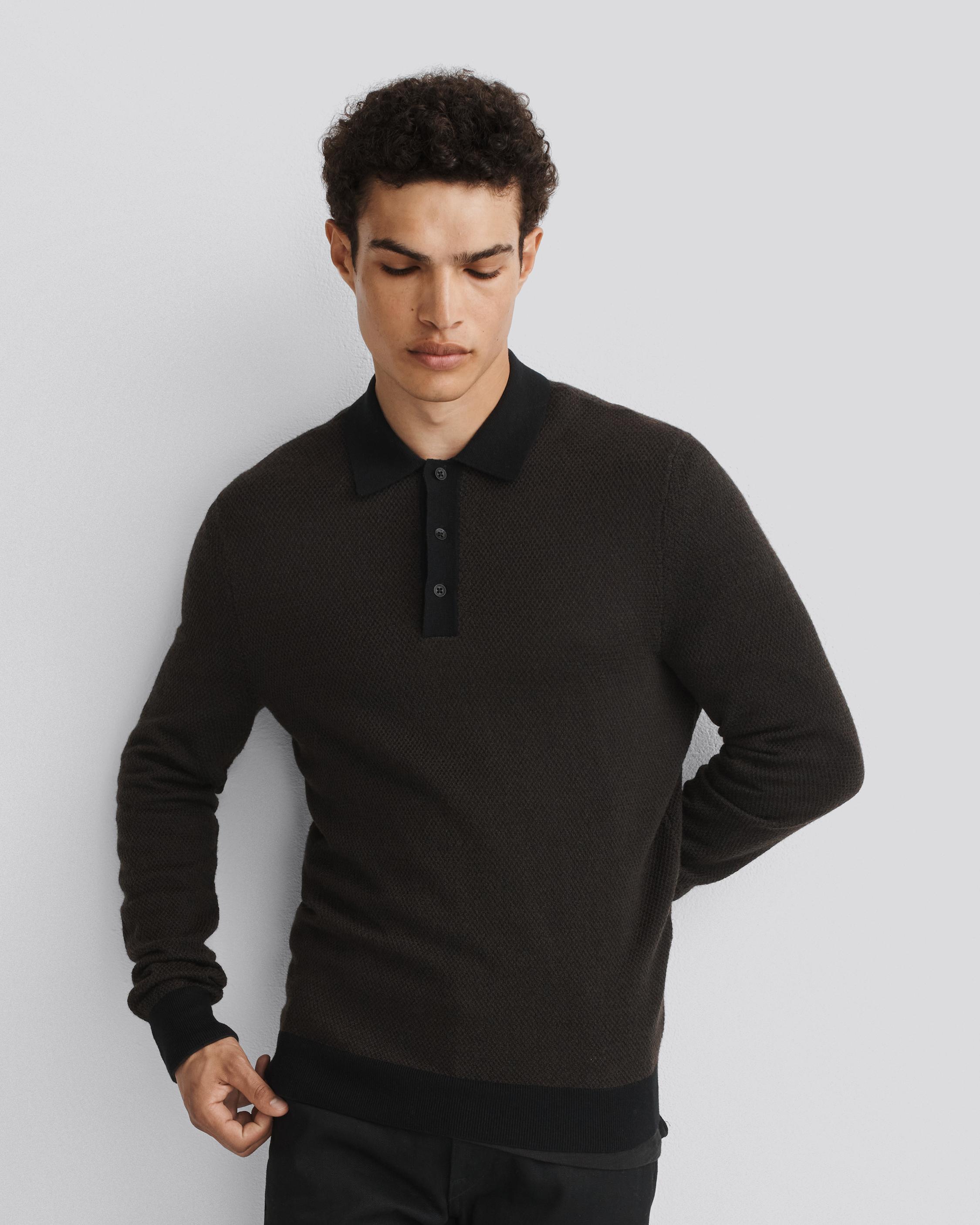 Harrow Wool Cotton Polo image number 6