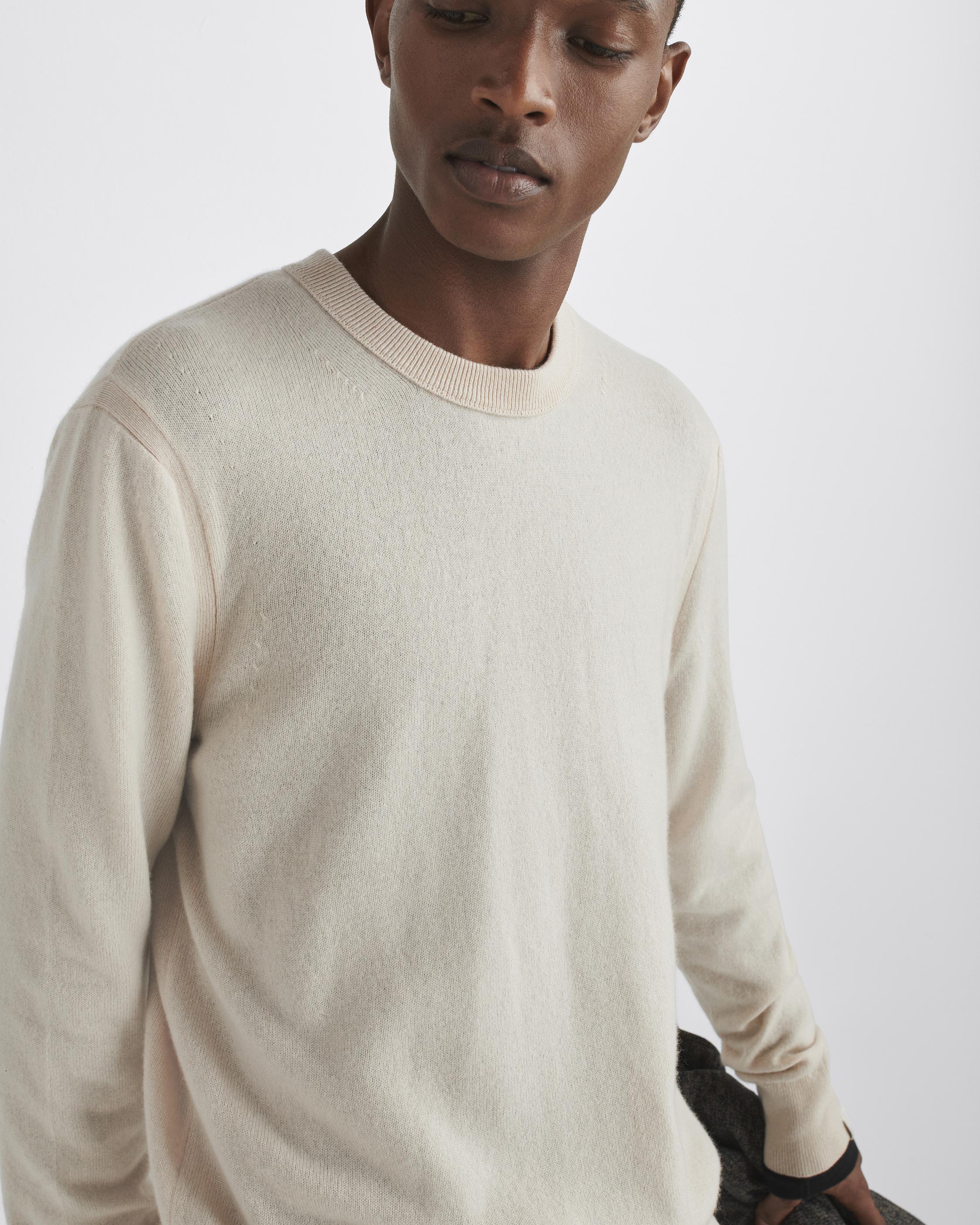 Harding Cashmere Crew - Sand