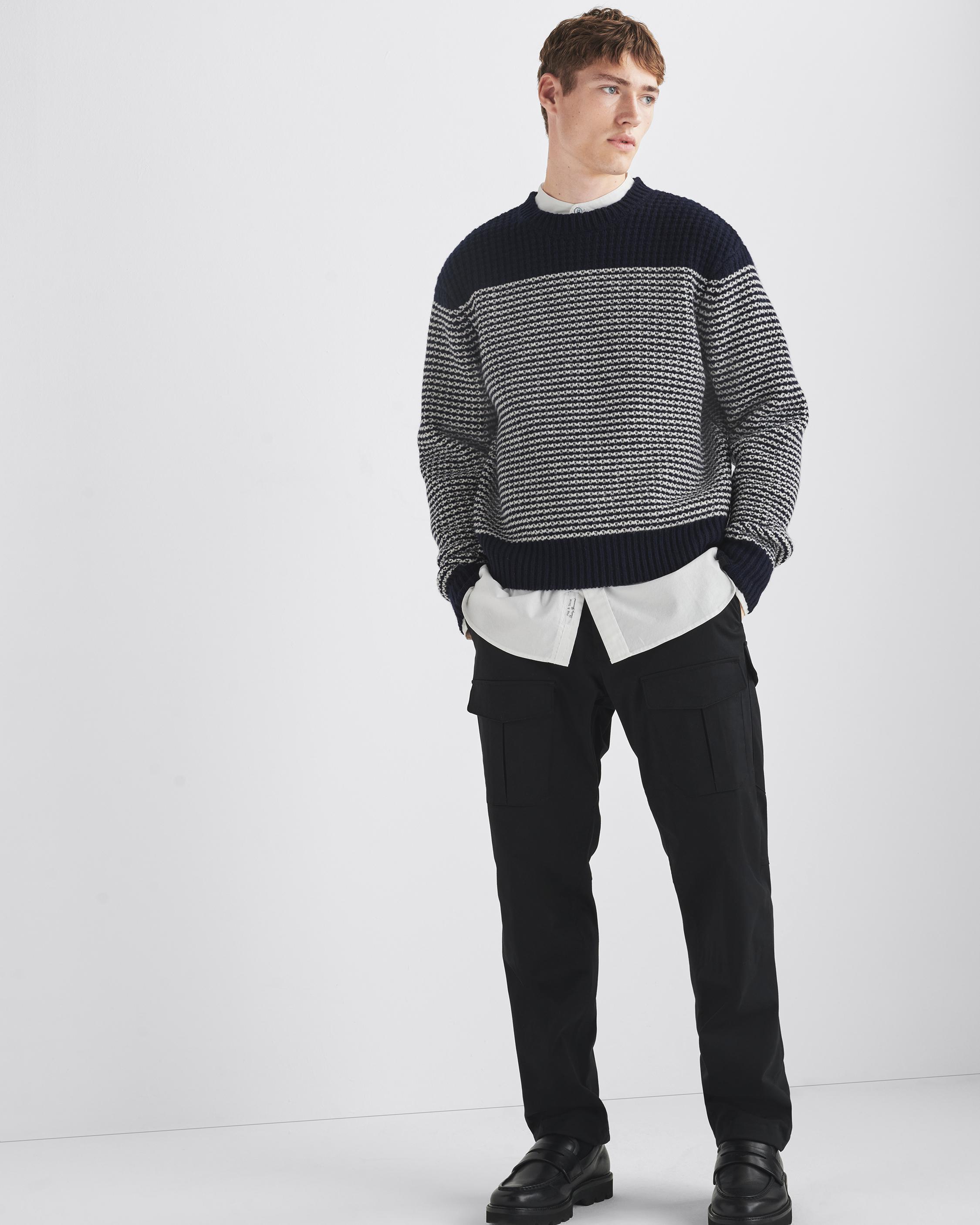 Ernie Stripe Wool Crew image number 1