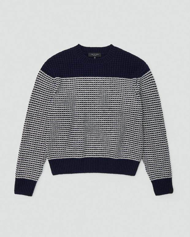 Ernie Stripe Wool Crew image number 2