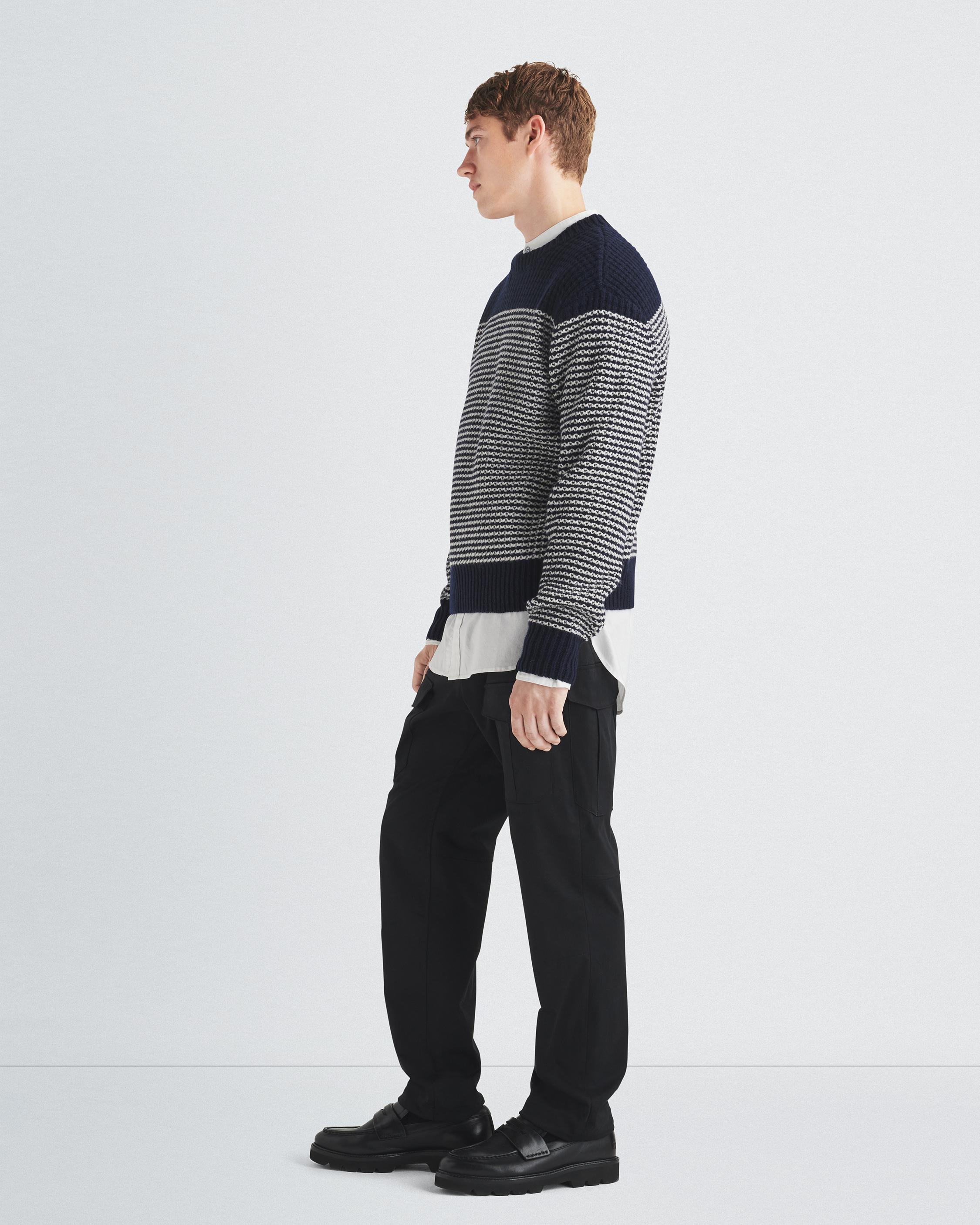 Ernie Stripe Wool Crew image number 4