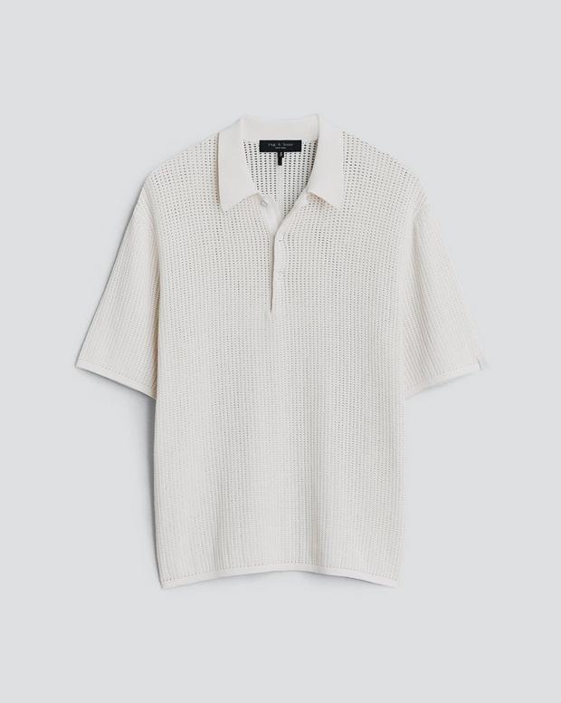 Nolan Corded Cotton Polo image number 2