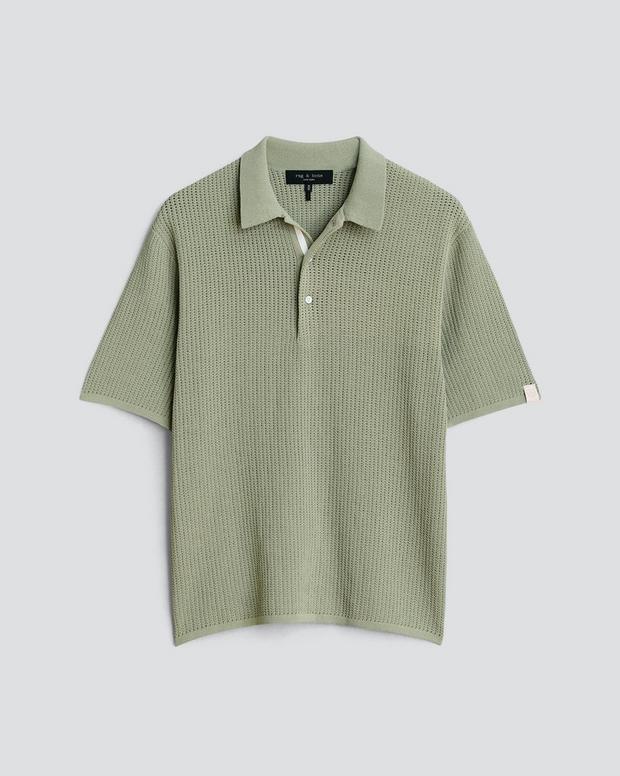 Nolan Corded Cotton Polo image number 2