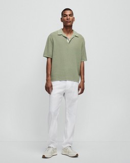 Nolan Corded Cotton Polo image number 3