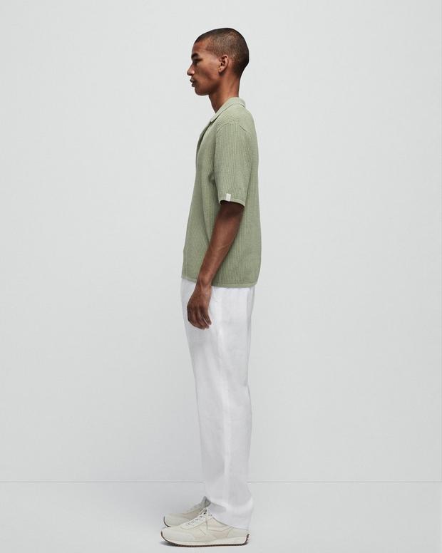 Nolan Corded Cotton Polo image number 5
