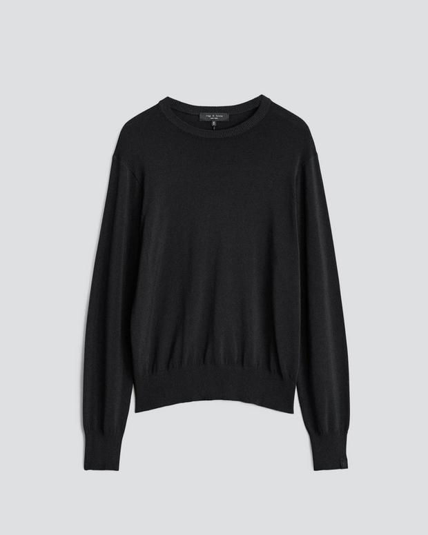Nolan Corded Cotton Long Sleeve Crew image number 2