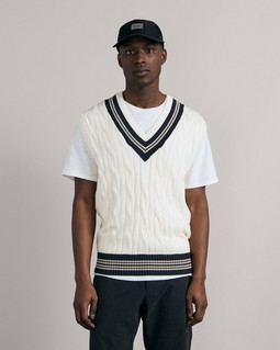 Windsor Cotton Sweater Vest image number 1
