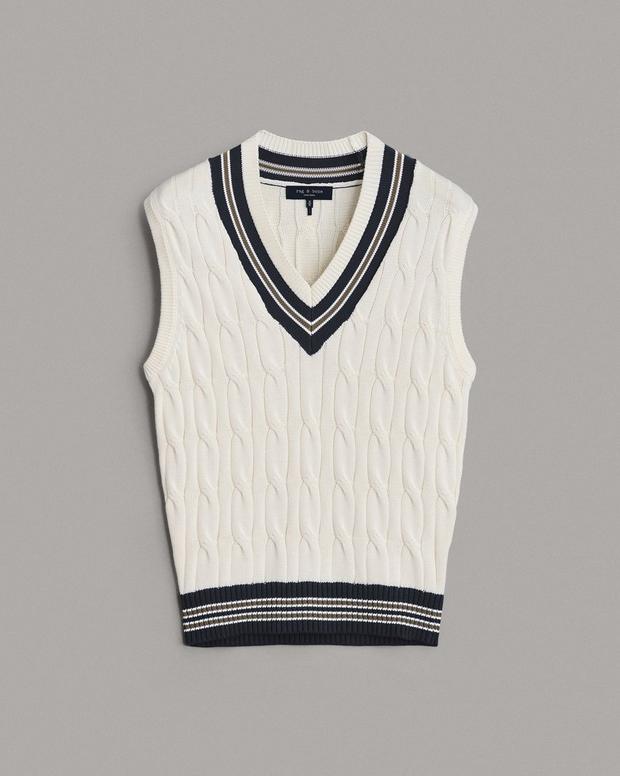 Windsor Cotton Sweater Vest image number 2