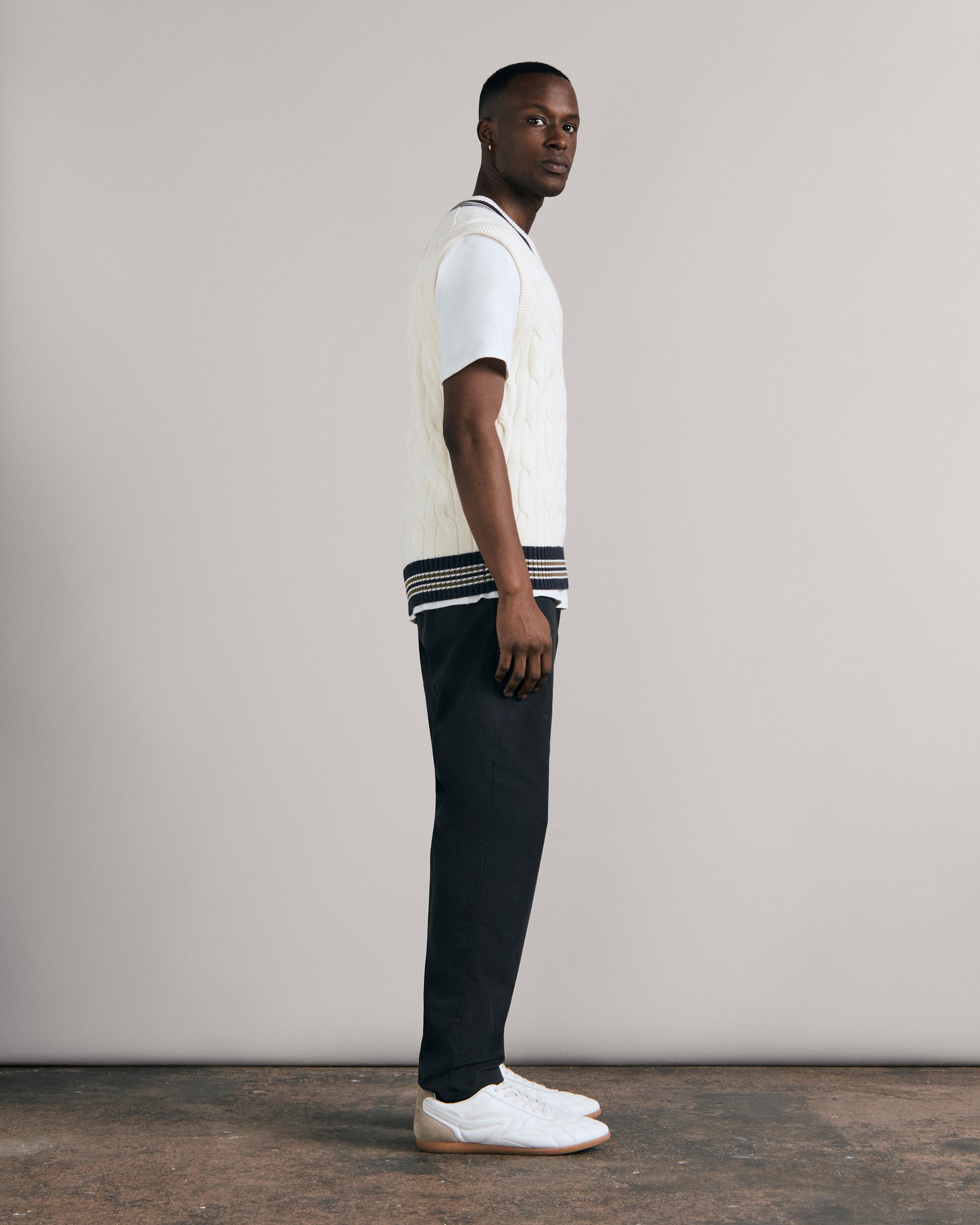 Buy the Windsor Cotton Sweater Vest | rag u0026 bone
