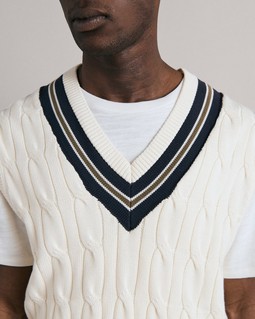 Windsor Cotton Sweater Vest image number 6