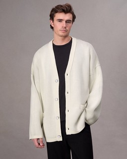 Keaton Oversized Cotton Cardigan - Ivory | rag & bone Keaton Oversized Cotton Cardigan - Ivory | rag & bone