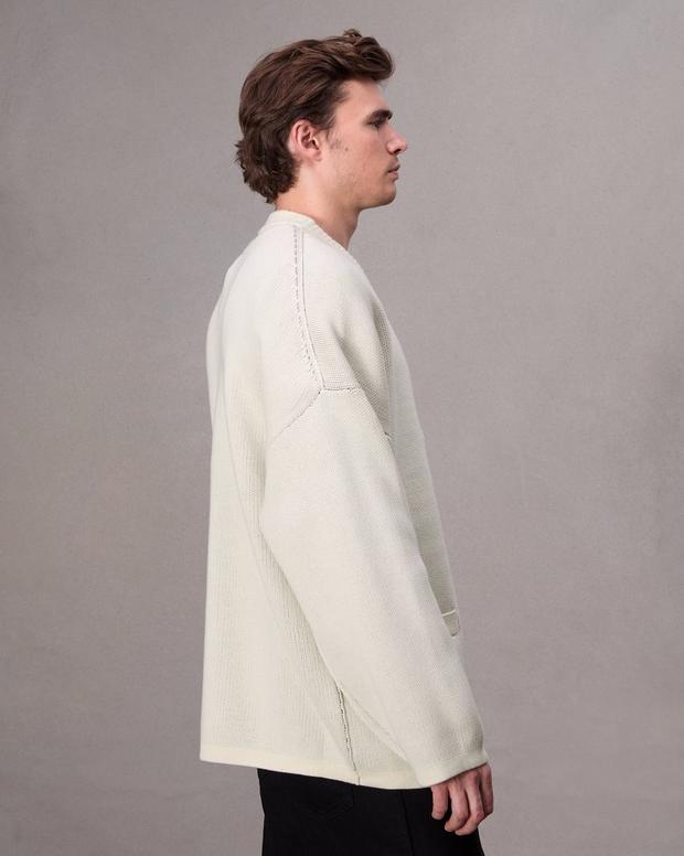 Keaton Oversized Cotton Cardigan - Ivory | rag & bone Keaton Oversized Cotton Cardigan - Ivory | rag & bone