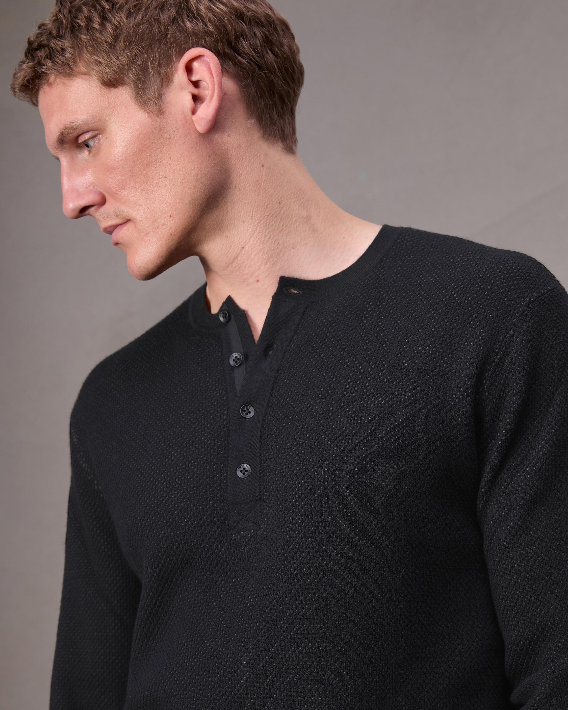 Bennet Slim Fit Henley Sweater image number 6