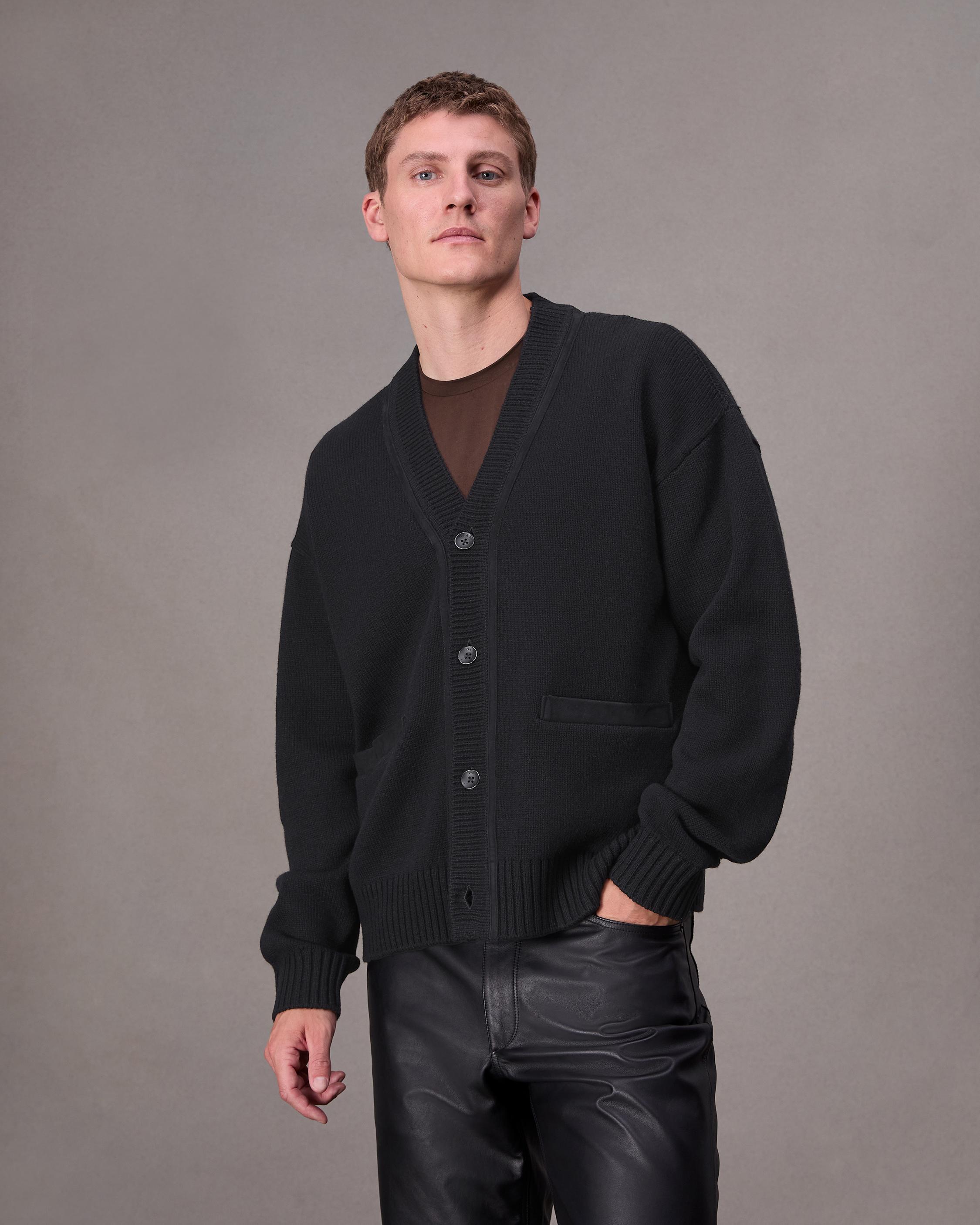 Clarkson Relaxed Fit Wool Cardigan image number 2