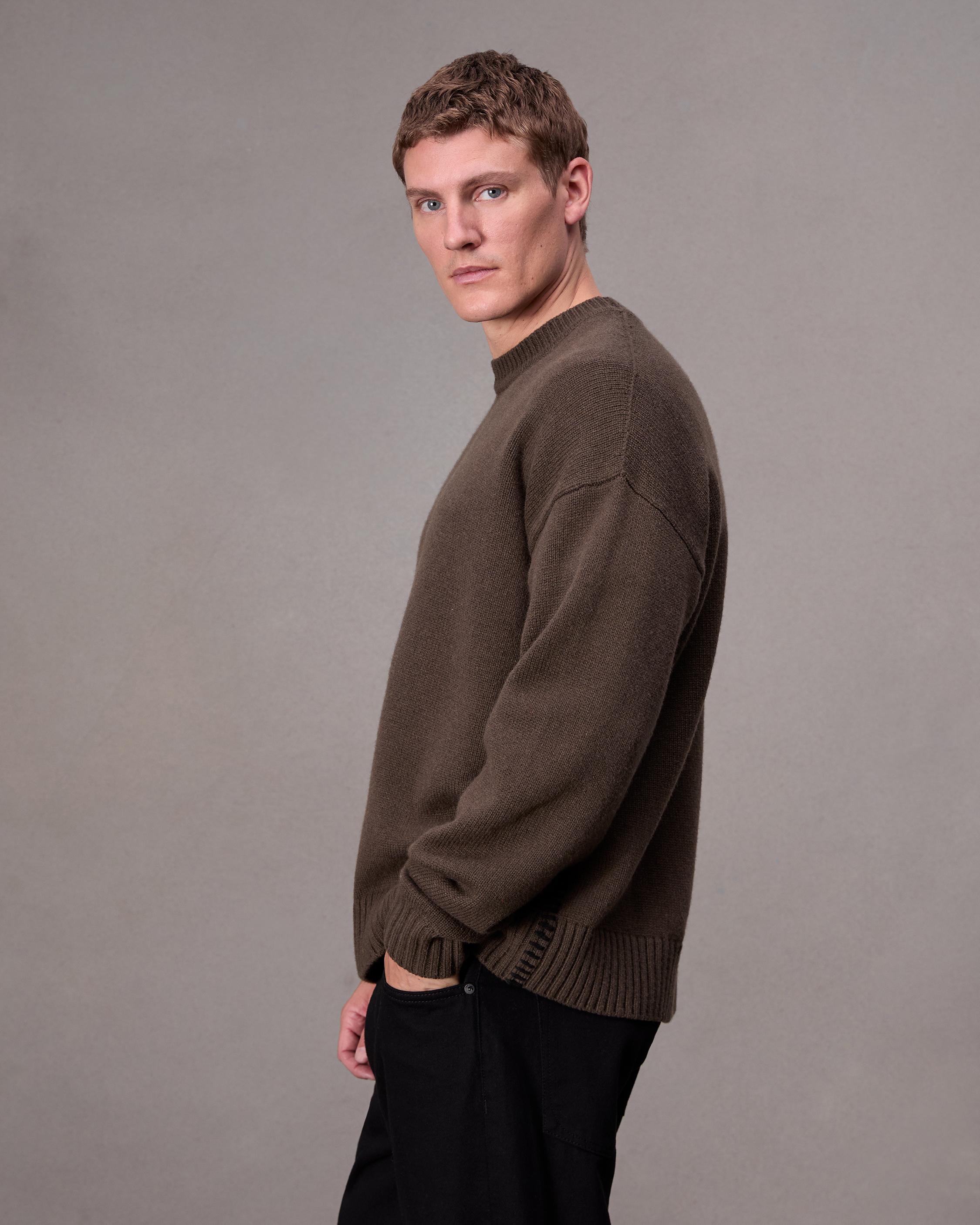 Clarkson Relaxed Fit Wool Sweater image number 4