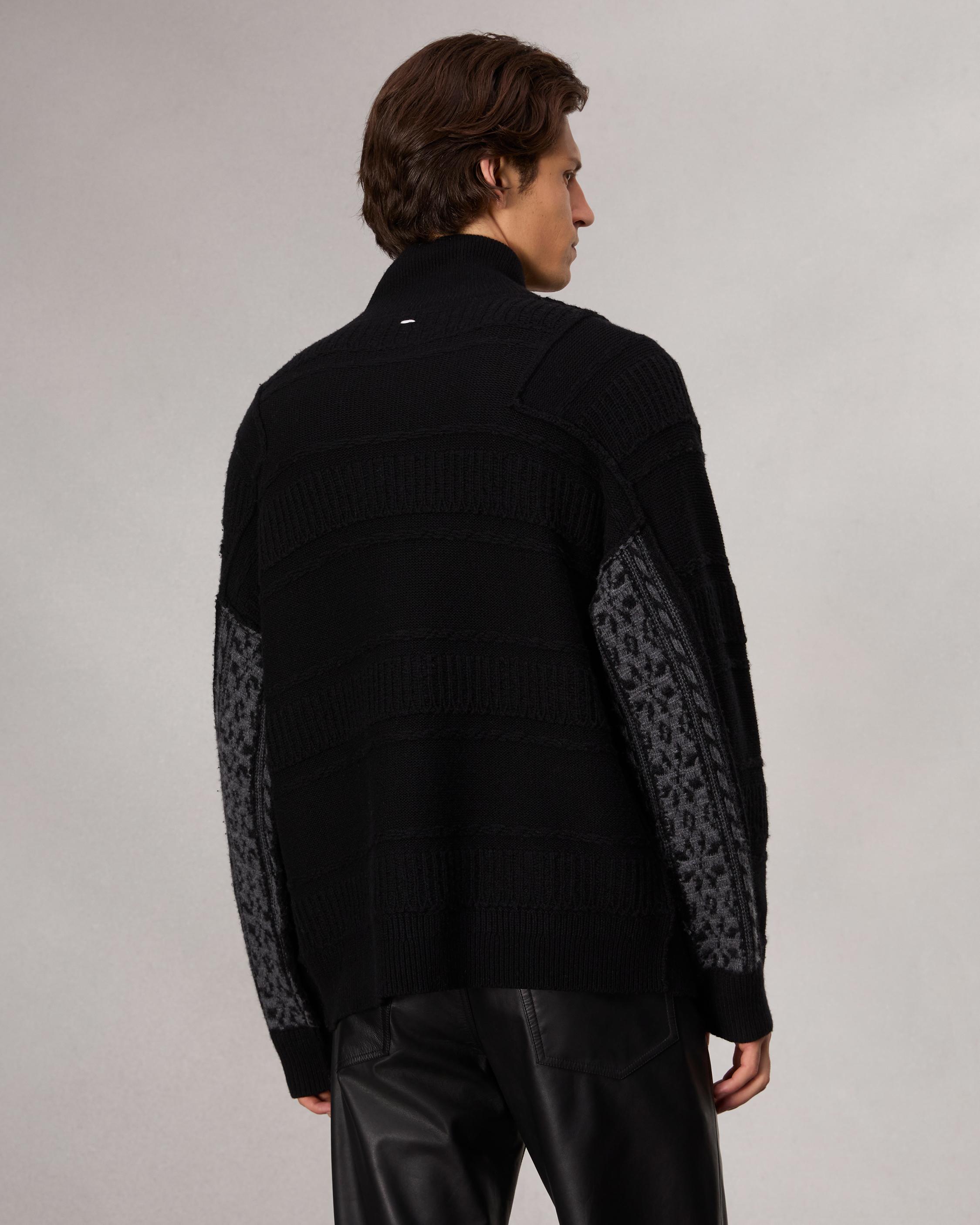 Colton Relaxed Fit Zip-Up Sweater image number 5