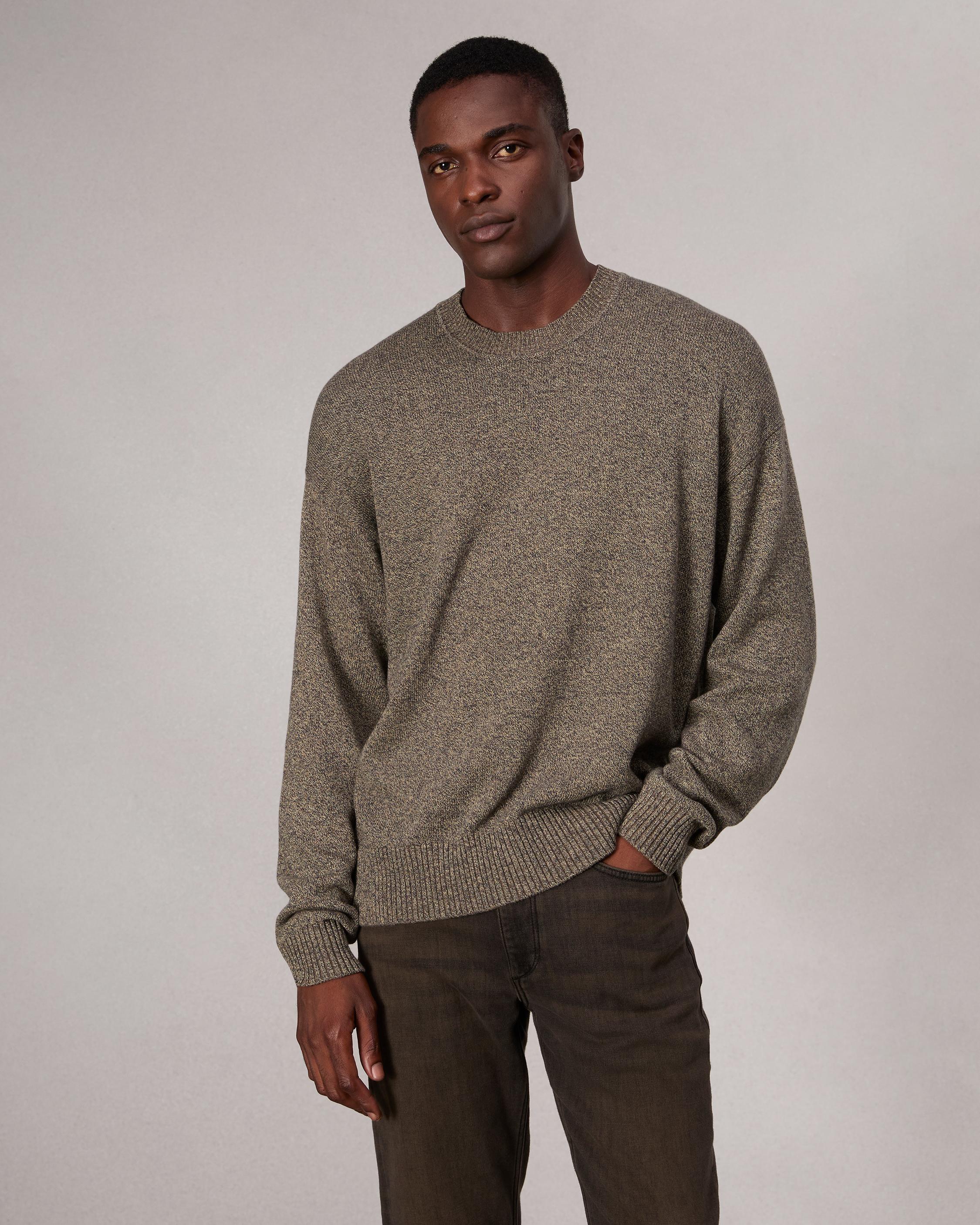 Marled Cotton Sweater image number 1