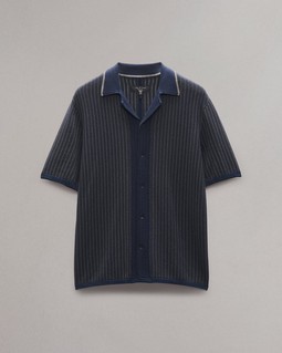 Harvey Knit Camp Shirt - Salute | rag & bone Harvey Knit Camp Shirt - Salute | rag & bone