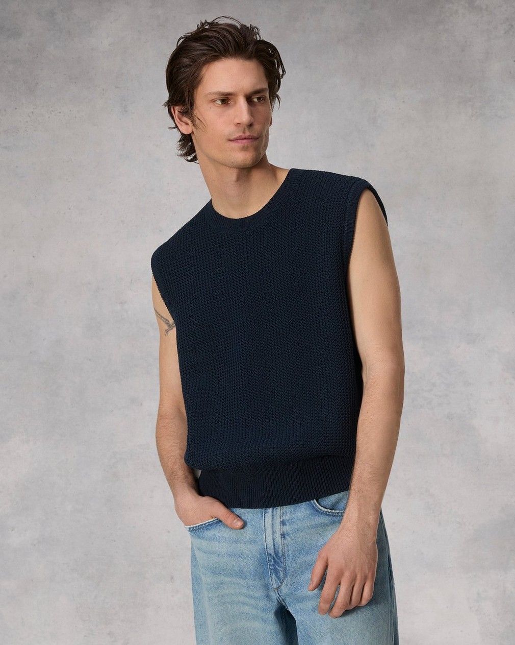 Karson Cotton Sweater Vest