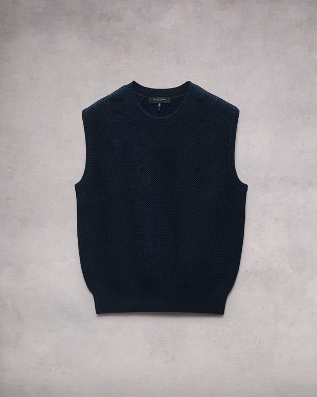 Karson Cotton Sweater Vest image number 2