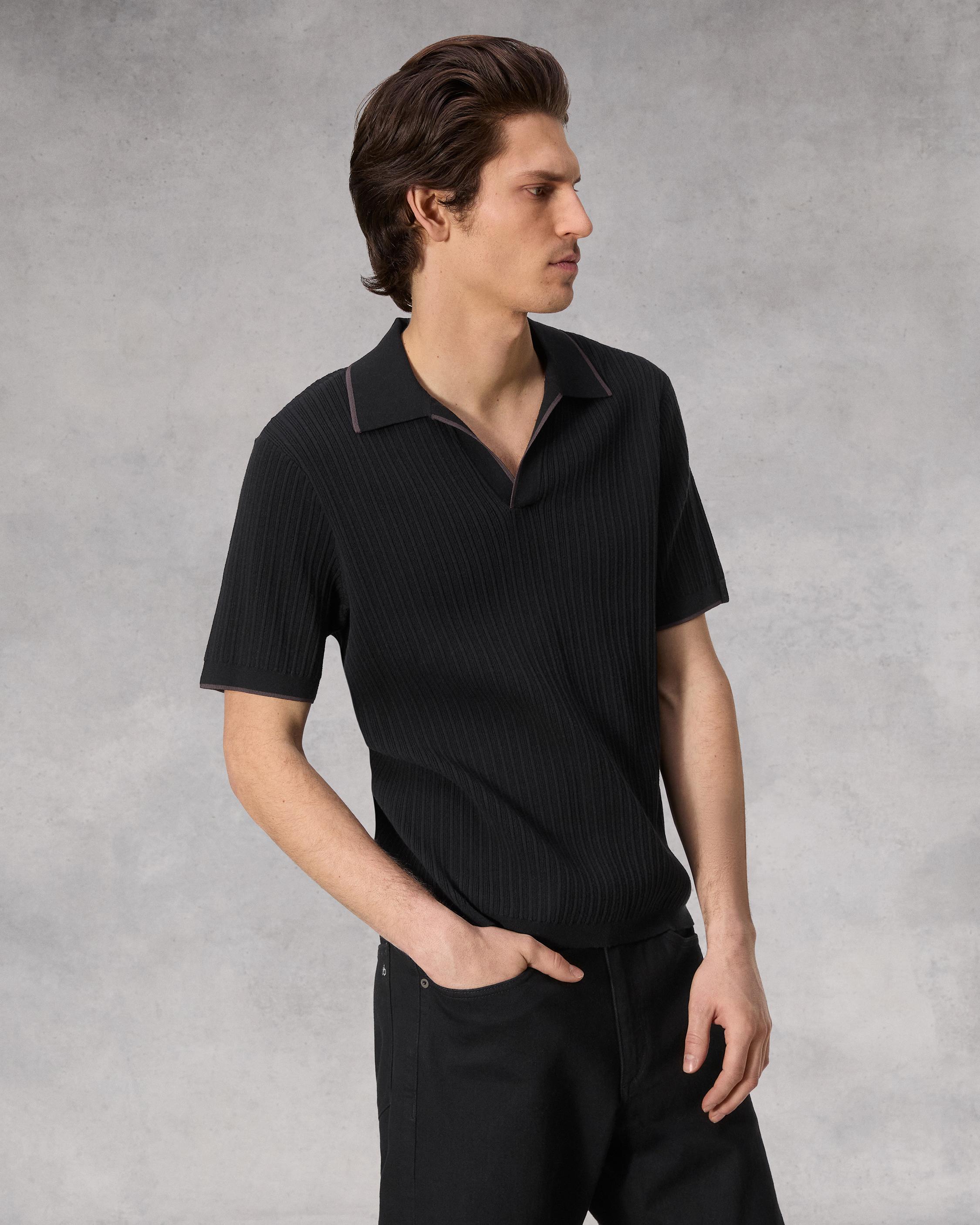 Harbor Cotton Nylon Polo image number 4