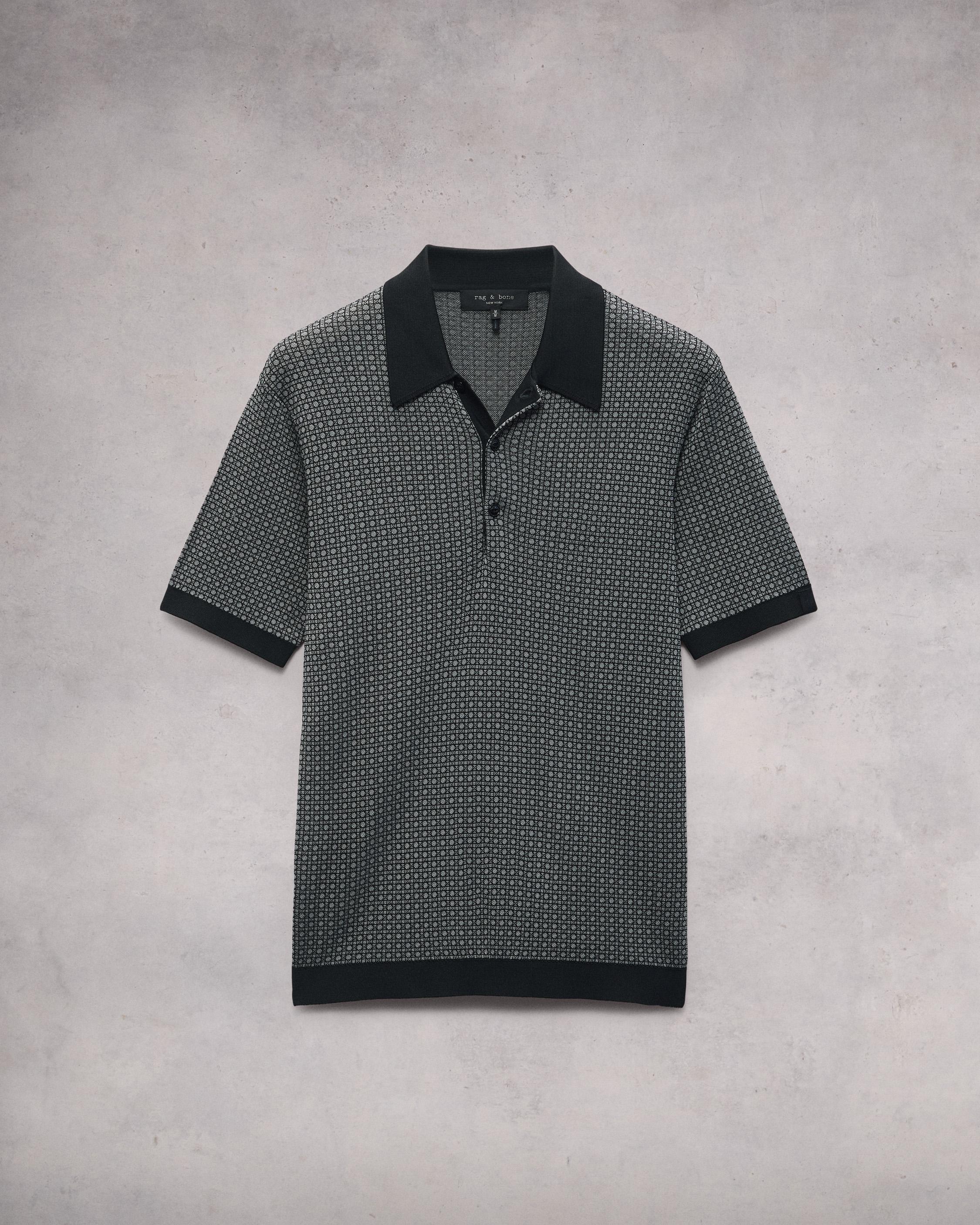 Tyson Jacquard Polo image number 2