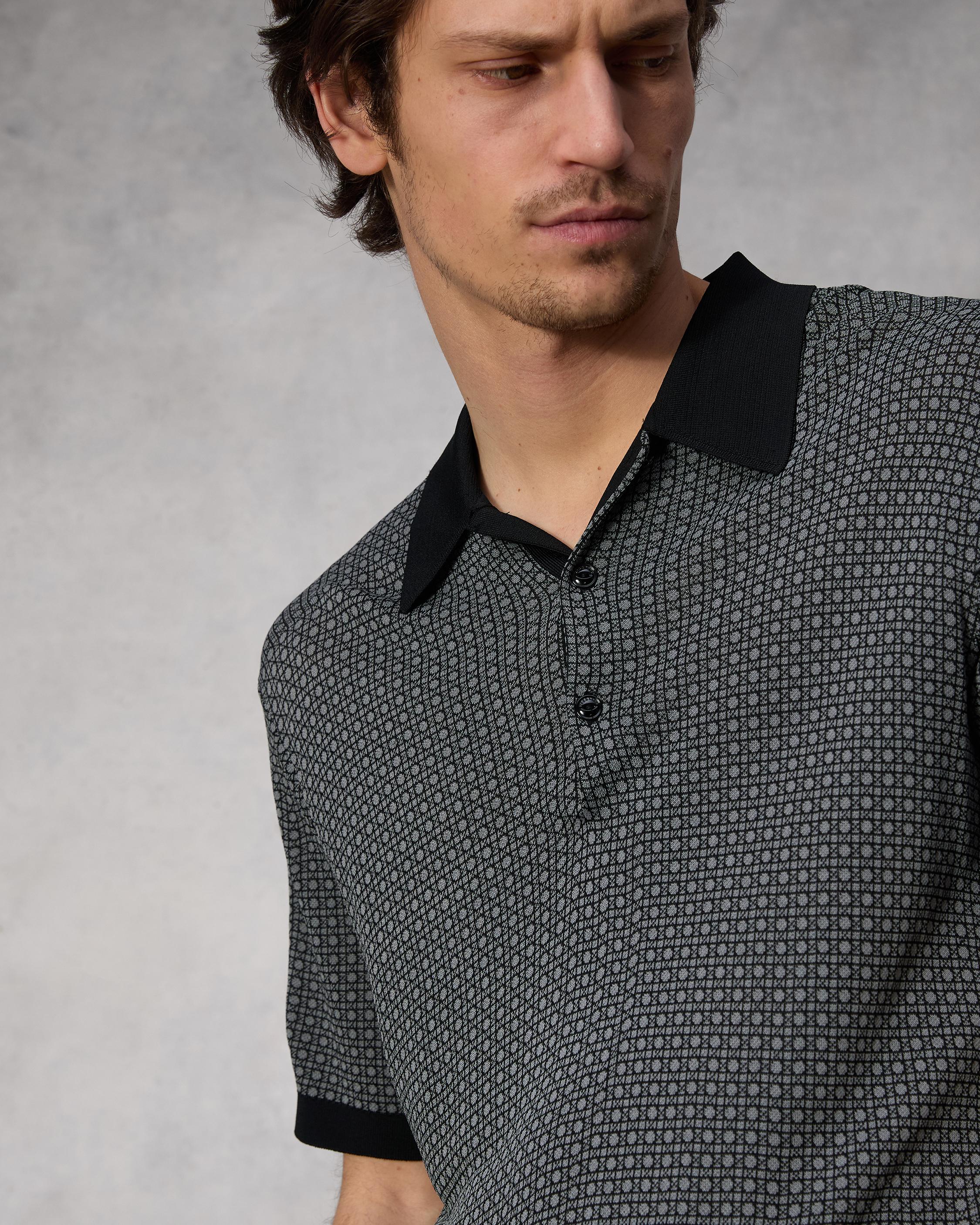 Tyson Jacquard Polo image number 6