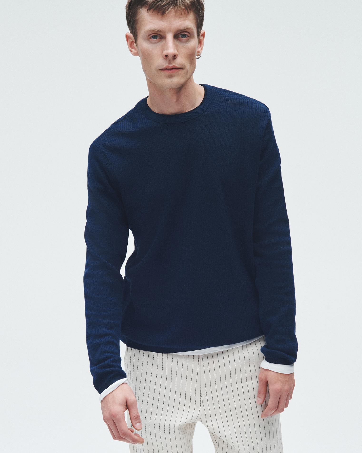 Harvey Crewneck Sweater Blue rag & bone