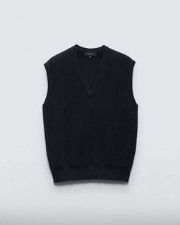 Harvey Cotton Sweater Vest image number 2