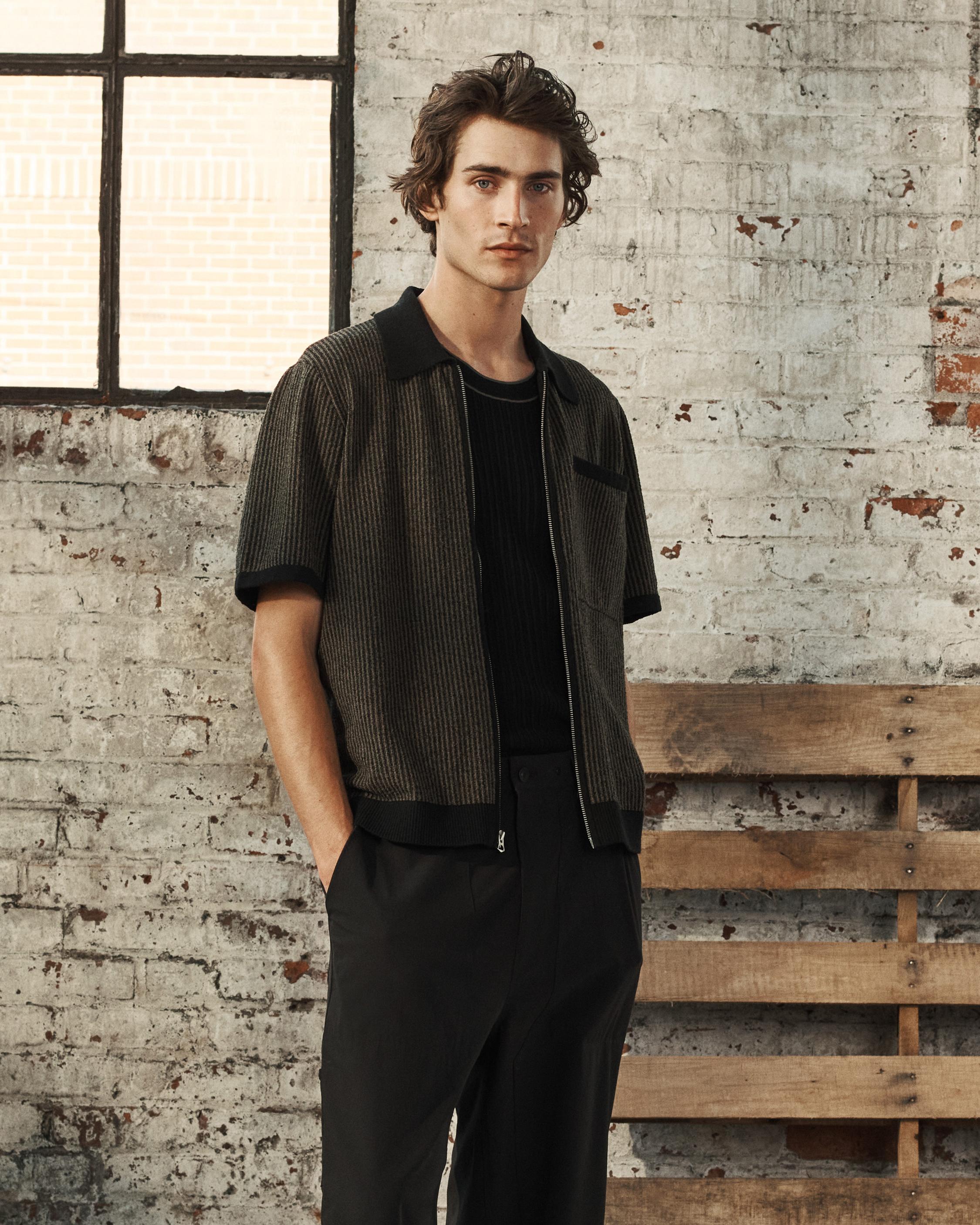 Zuma Zip Knit Polo Shirt image number 7