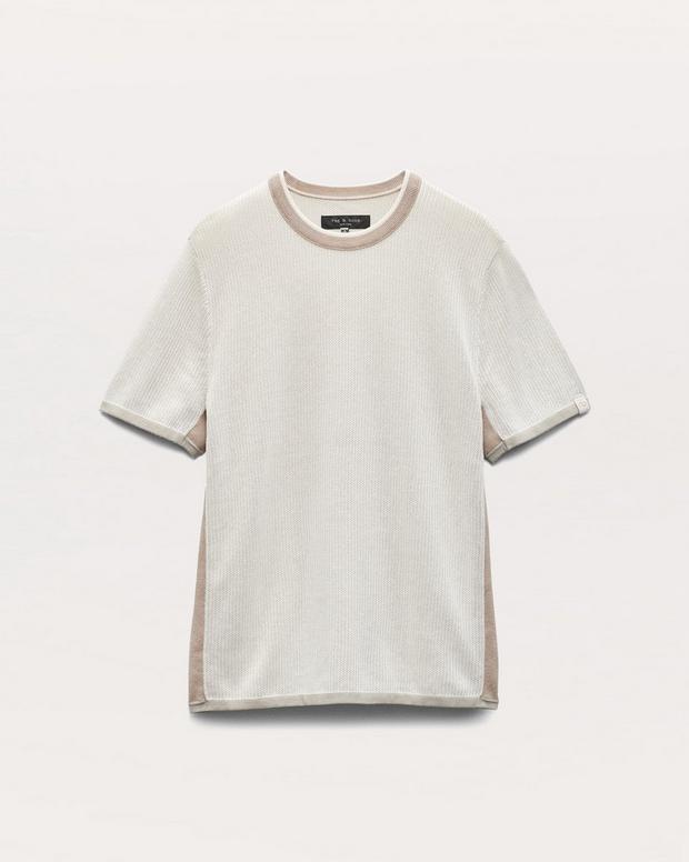Harvey Crewneck T-Shirt - Light Beige | rag & bone Harvey Crewneck T-Shirt - Light Beige | rag & bone