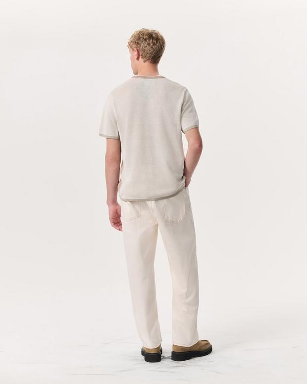 Harvey Crewneck T-Shirt - Light Beige | rag & bone Harvey Crewneck T-Shirt - Light Beige | rag & bone