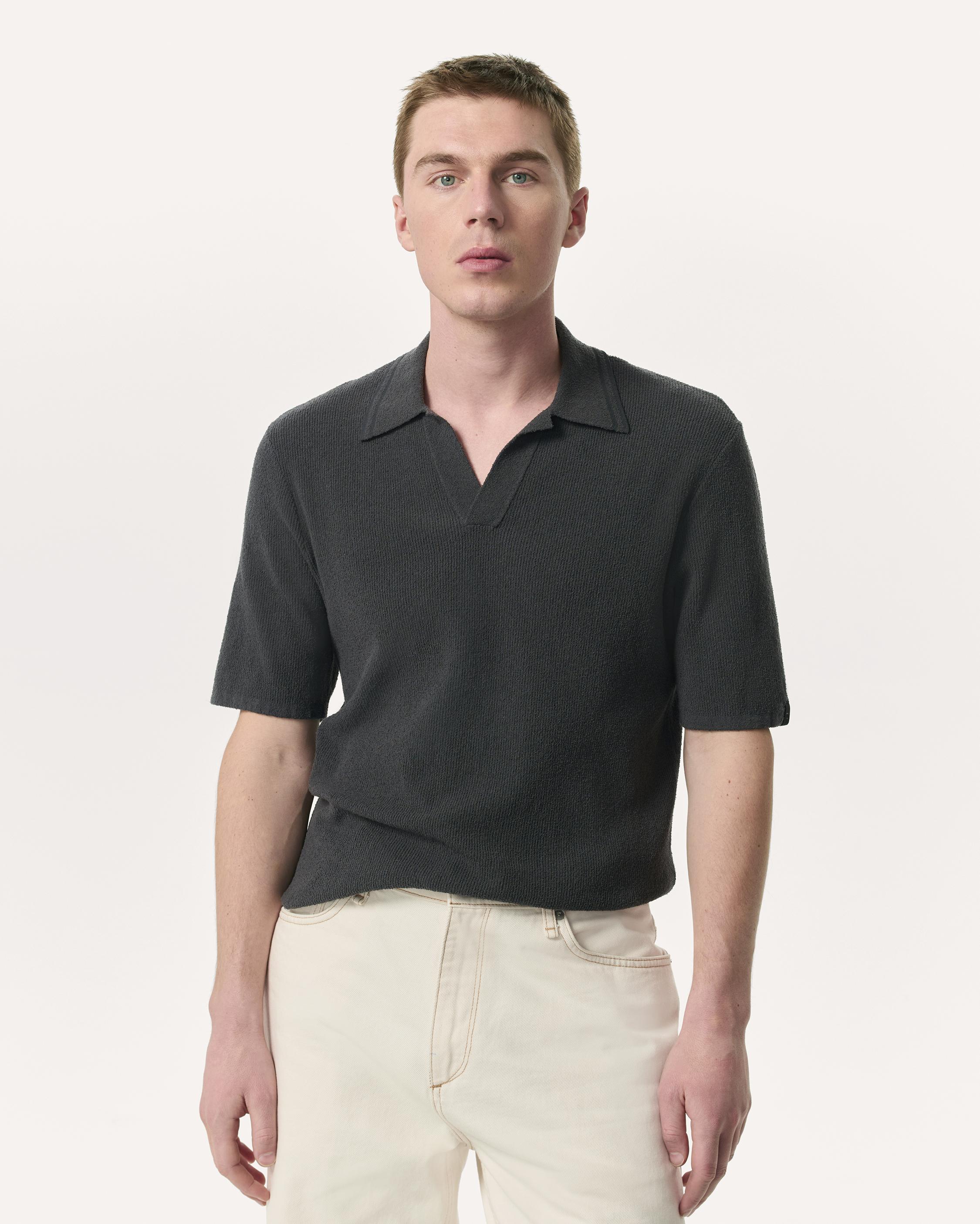 Zuma Johnny Collar Knit Polo Shirt image number 2