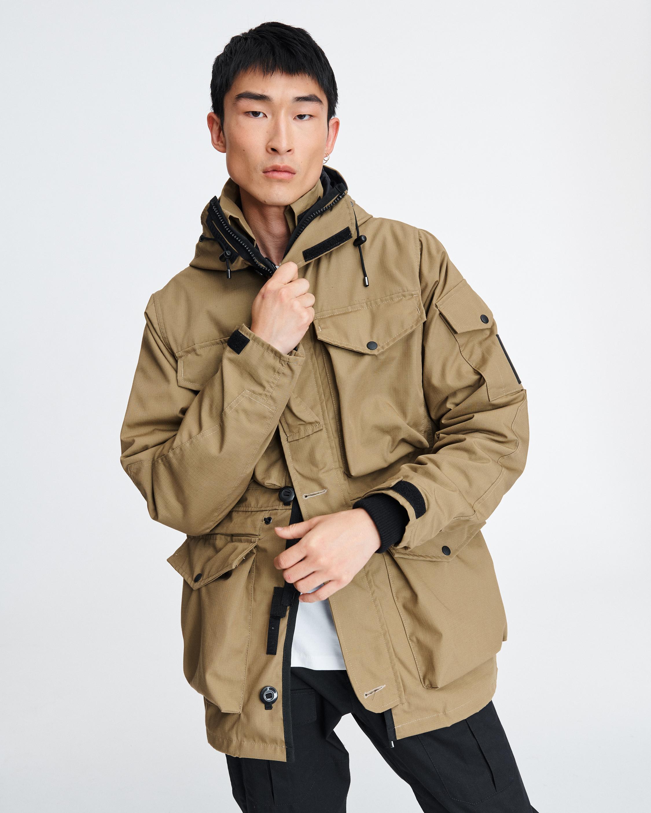 ArkAir Combat Smock Jacket in Coyote | rag & bone