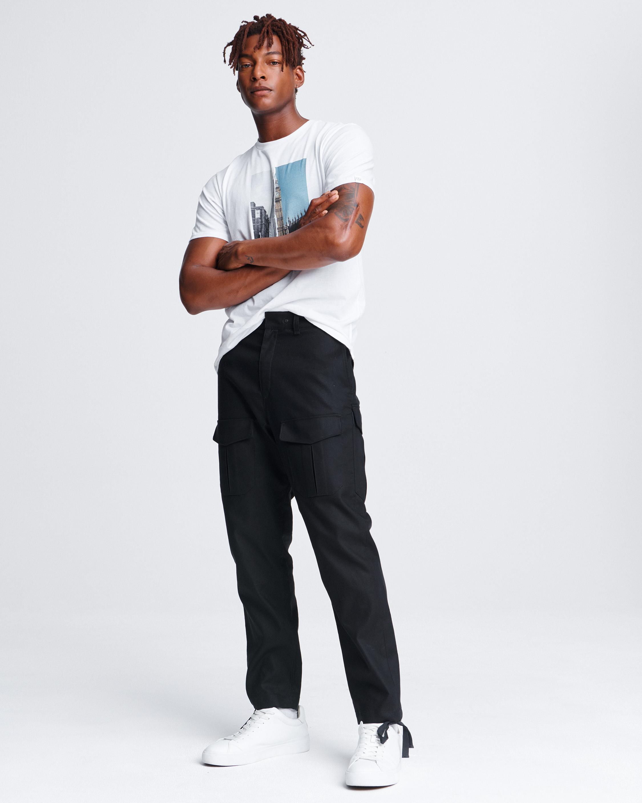 Nike Twill Cargo Pant in Black