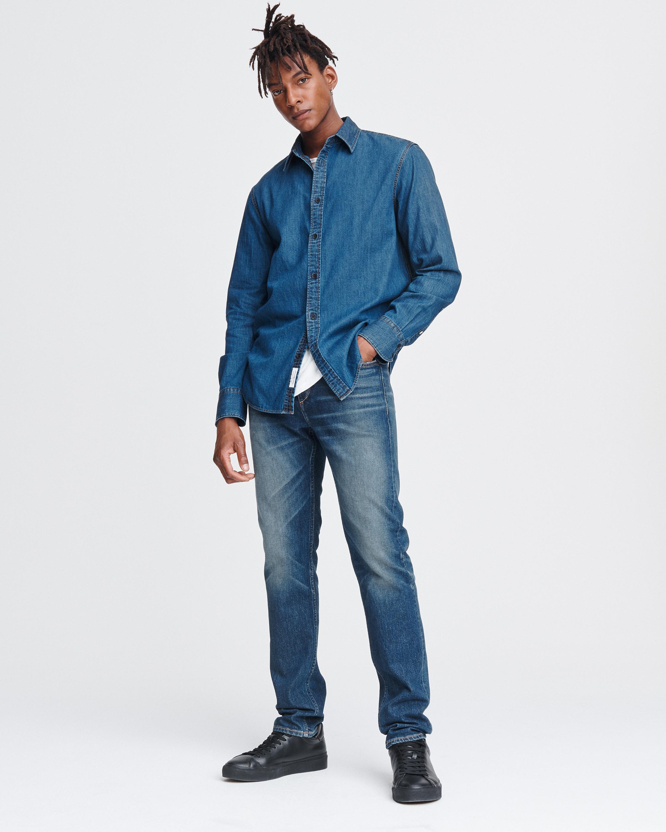 FIT 3 DENIM SHIRT image number 4