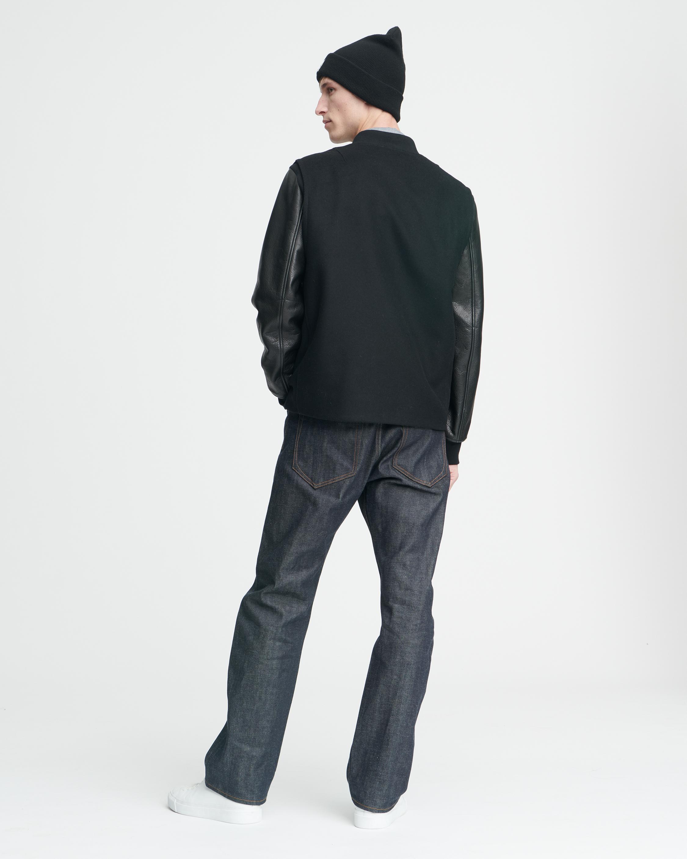 Boulder Varsity Jacket for Men in Black | rag & bone
