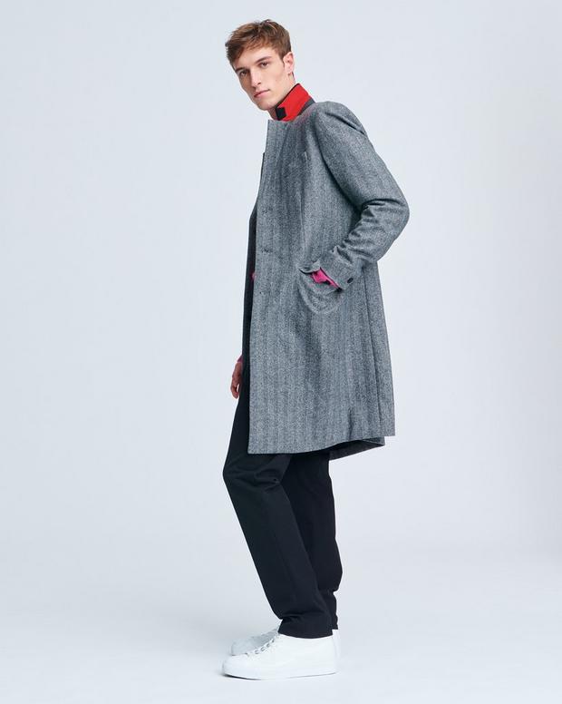 Rory Herringbone Wool Coat image number 2