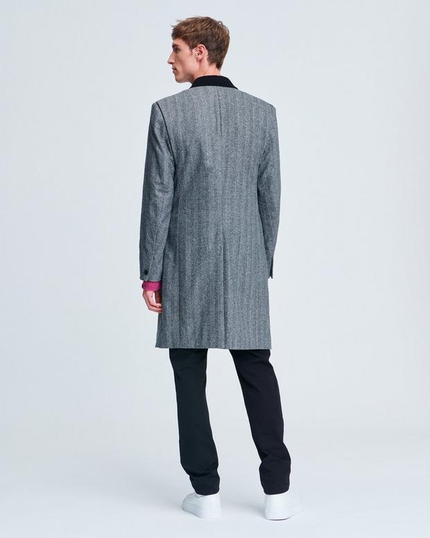 Rory Herringbone Wool Coat image number 3