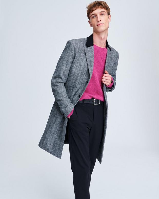 Rory Herringbone Wool Coat image number 4