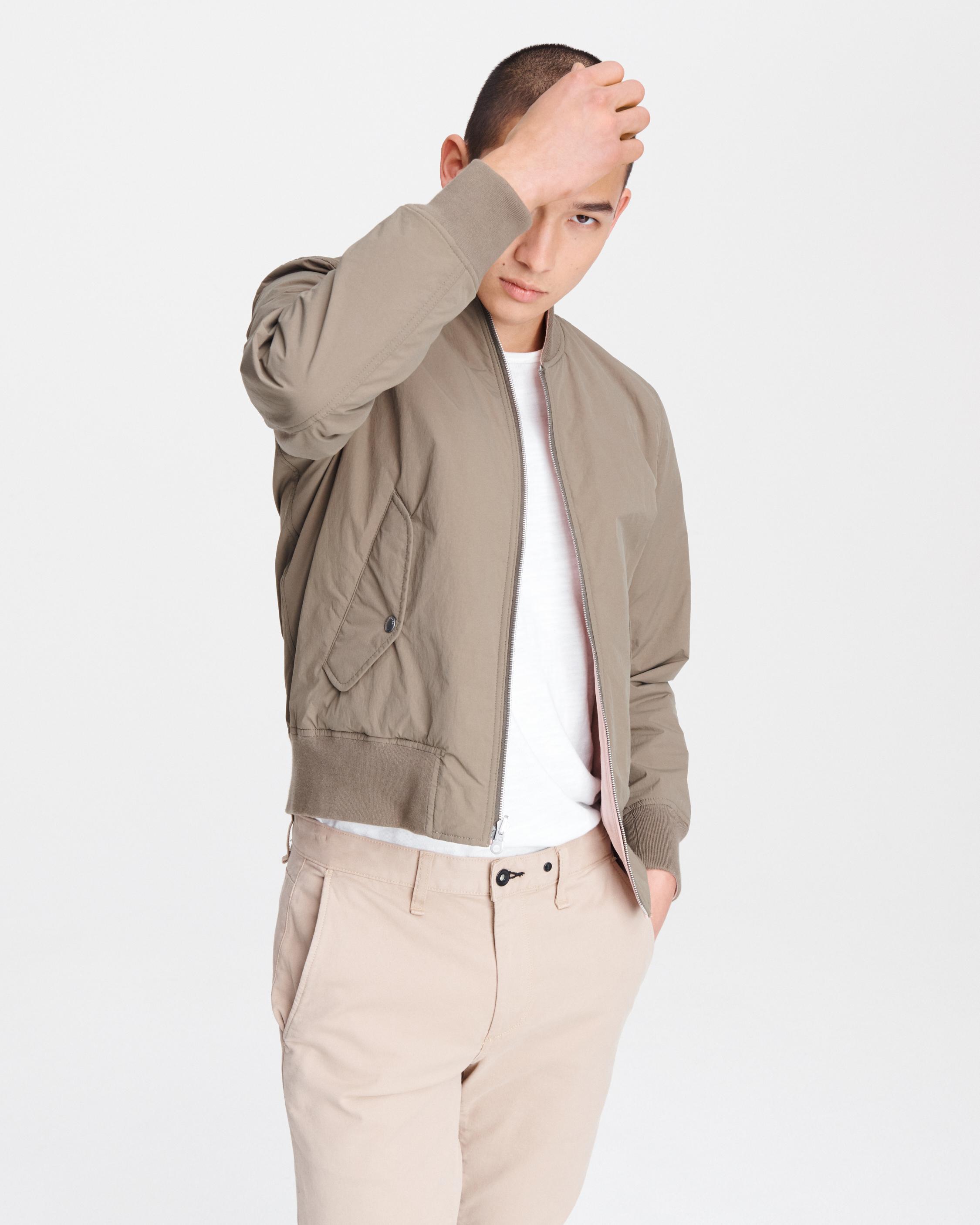 Bomber jacket - Light beige - Men