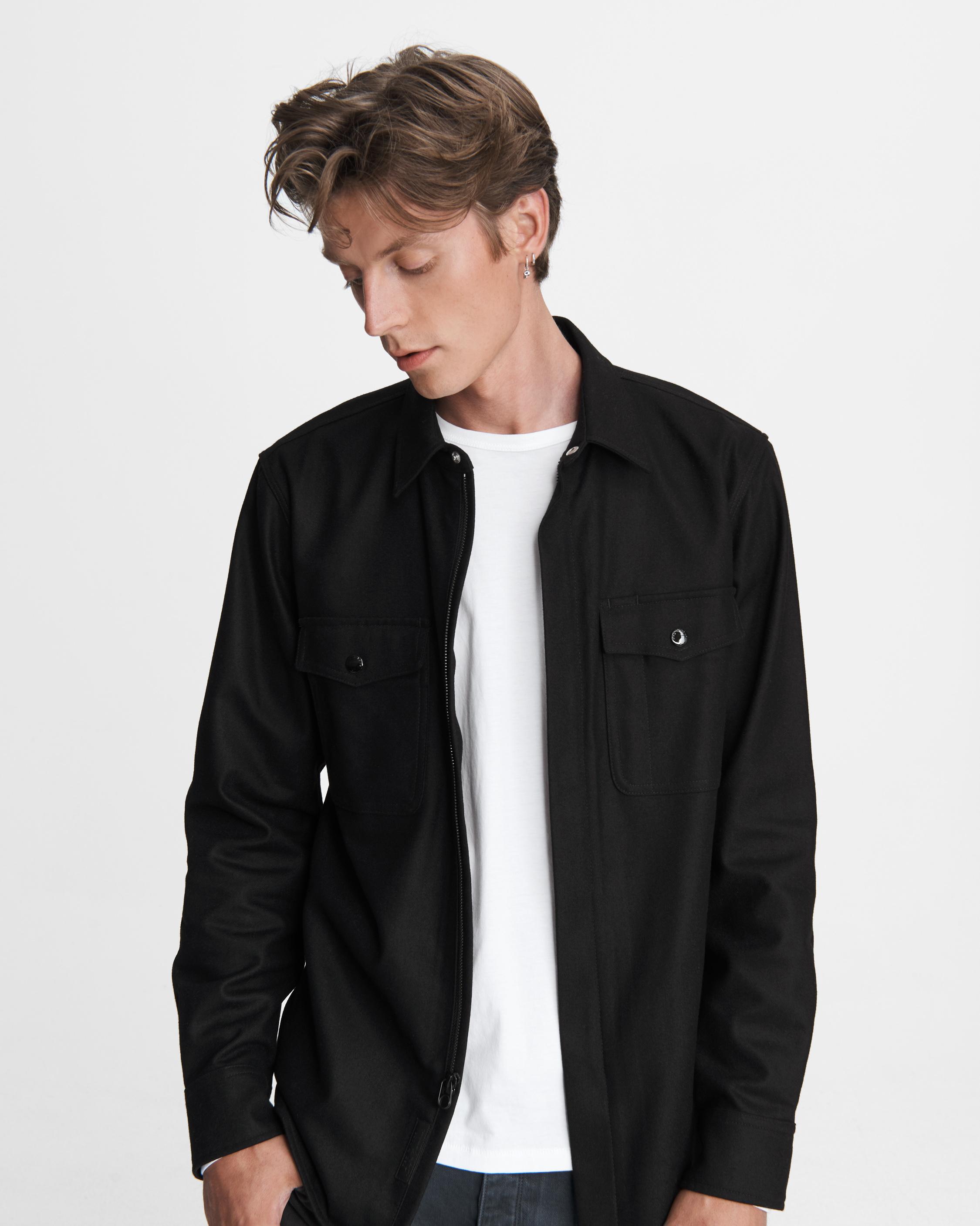 Jack Zip Wool Blend Shirt Jacket | rag & bone