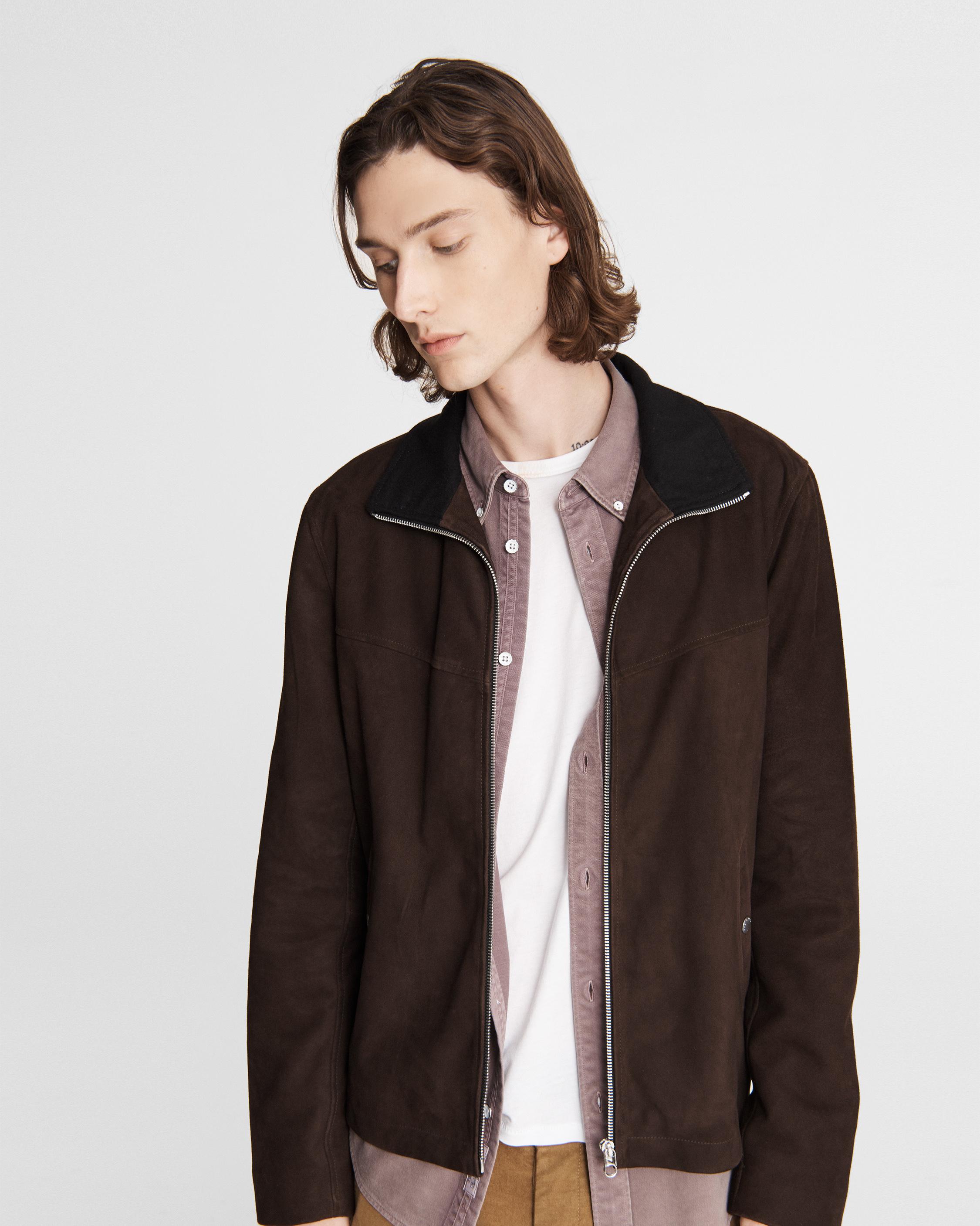 Grant Suede Jacket - Dark Brown | rag & bone