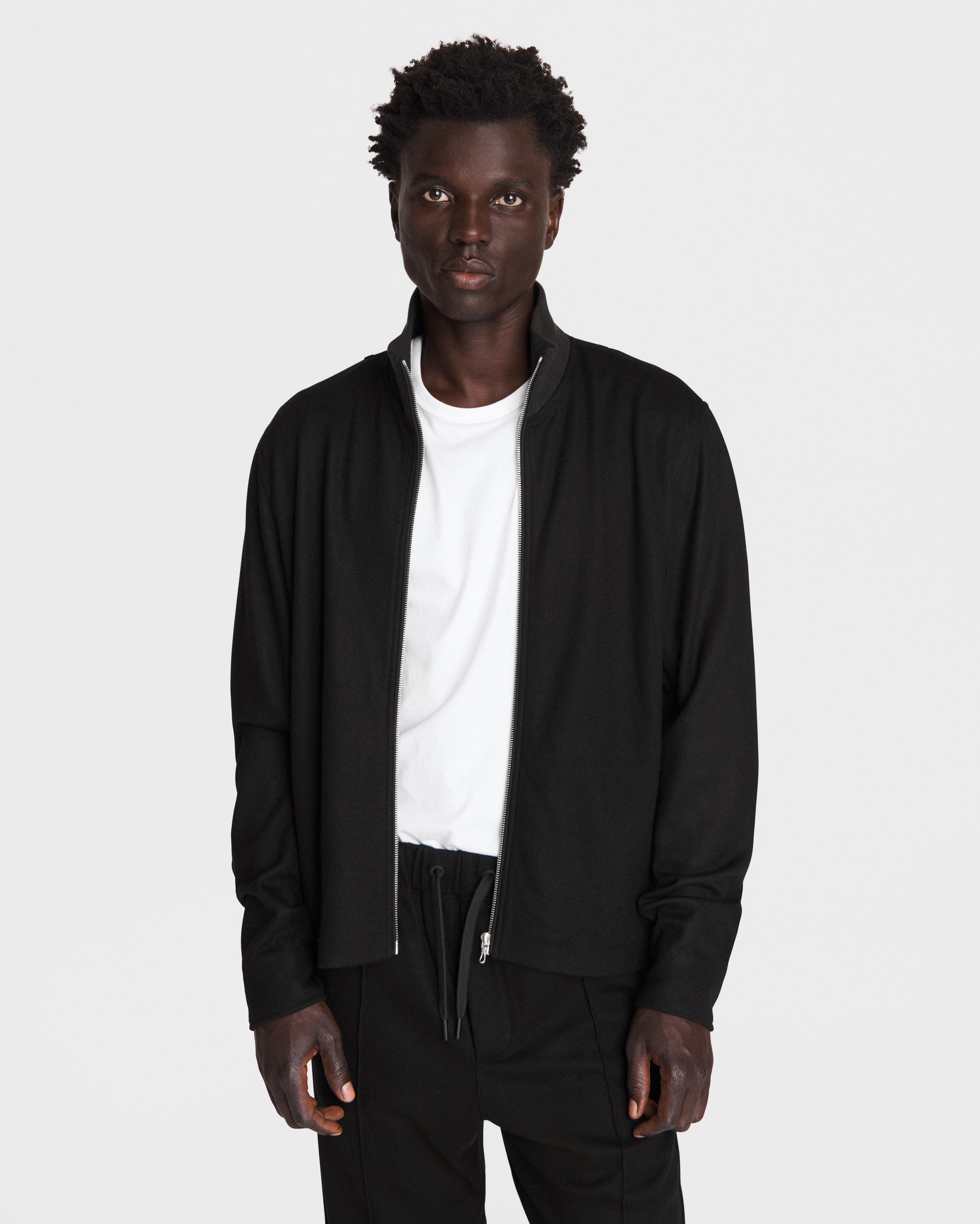 Buy the Andrew Wool Zip Sweater | rag & bone