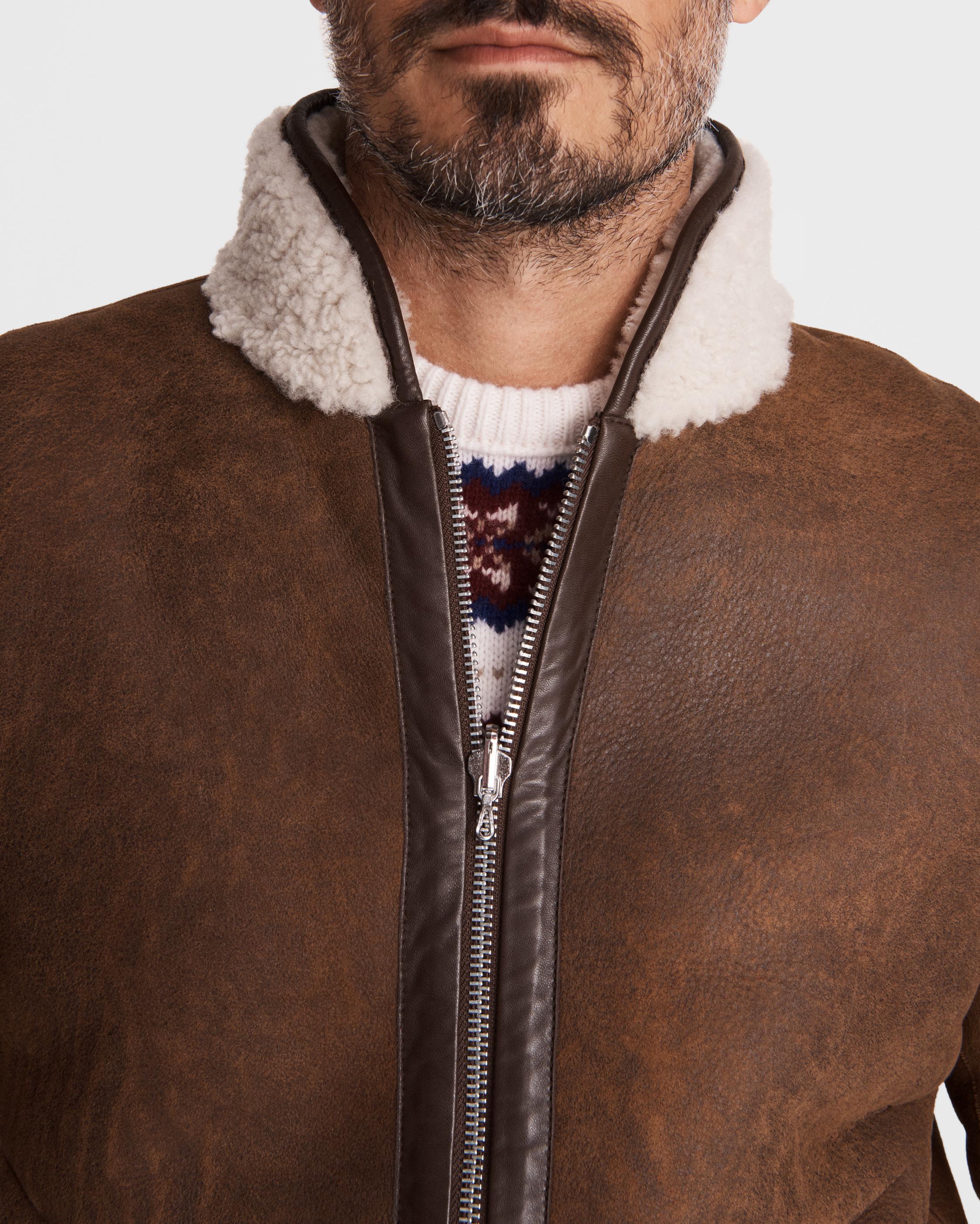 Rag bone shearling on sale jacket